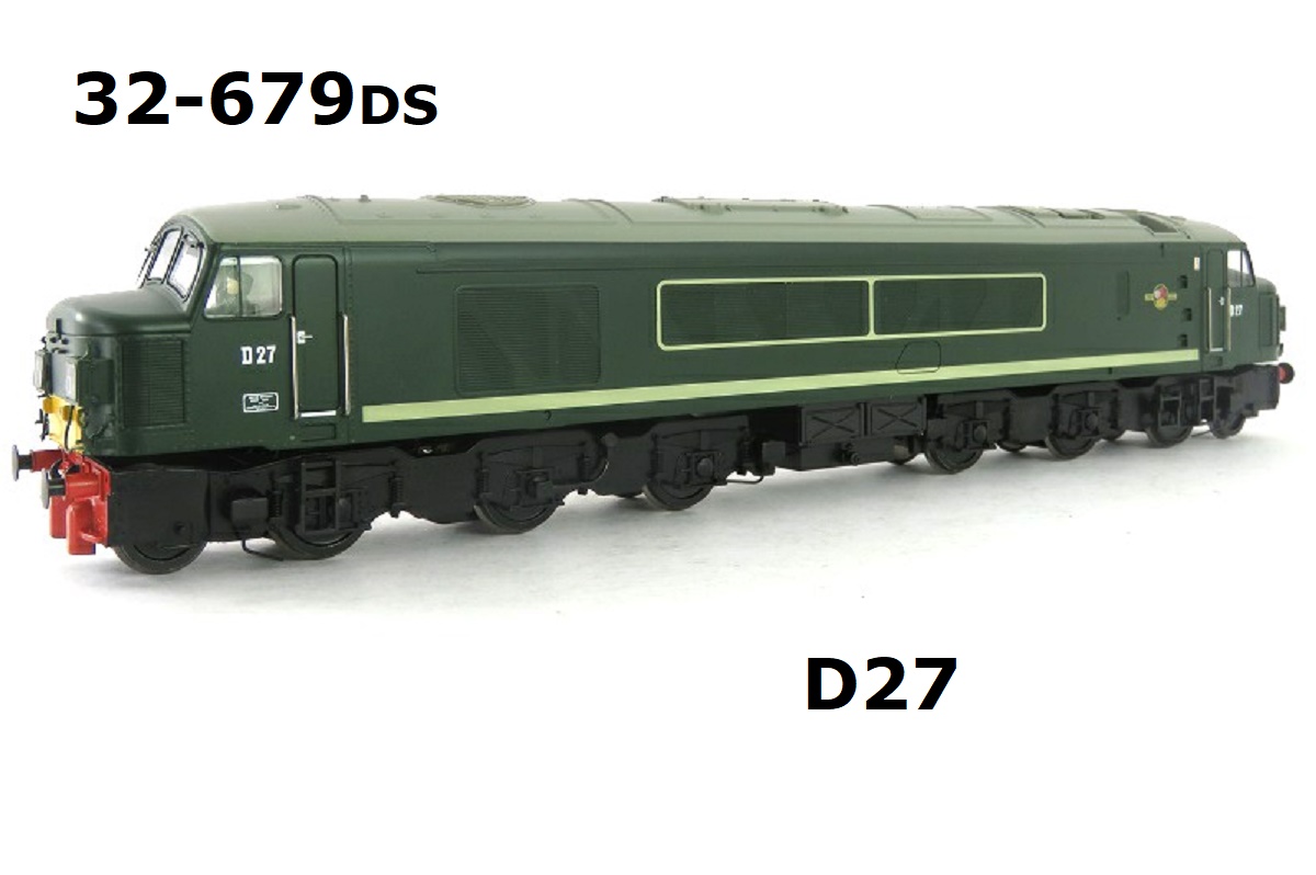 Bachmann 30-050P Class 25/0 25034 'Aberystwyth Castle' BR Blue Livery DCC READY OO Gauge PREOWNED