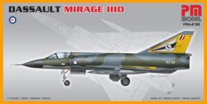 PM PKPM230 Australian Air Force Mirage IIIO 5 & 77 Squadron Fighter Aircraft - 1:72 Scale