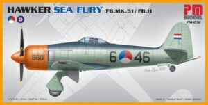 PM PKPM232 Hawker Sea Fury FB-51 Dutch/FB-11 Canadian Fighter Aircraft - 1:72 Scale