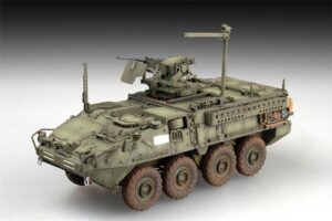 Trumpeter PKTM07424 US Army M1131 Stryker FSV Fire Support Vehicle - 1:72 Scale