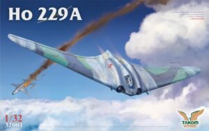 Takom PKTAK32001 German Air Force Ho 229A Flying Wing w/ pilot figure - 1:32 Scale
