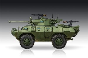 Trumpeter PKTM07442 US Army LAV-150 Armoured Personnel Carrier w/ 90mm Mecar Gun - 1:72 Scale