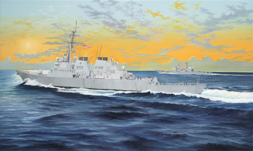 I Love Kit PKLK62008 US Navy USS Donald Cook DDG-75 Destroyer Warship - 1:200 Scale