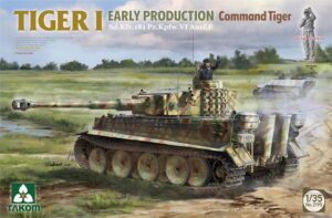 Takom PKTAK02195 German Army Tiger I Early Command Tank w/ Wittman figure - 1:35 Scale