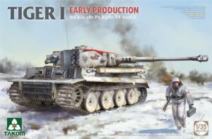 Takom PKTAK02196 German Army Tiger I Early Tank - 1:35 Scale
