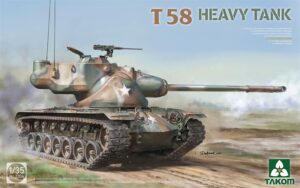 Takom PKTAK02204 US Army T58 Experimental Heavy Tank - 1:35 Scale