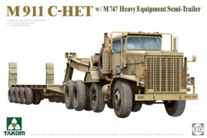 Takom PKTAK05024 US Army M911/M747 Heavy Equipment Transporter - 1:72 Scale