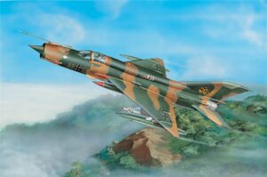 Trumpeter PKTM02218 MiG-21MF Fishbed J - 1:32 Scale