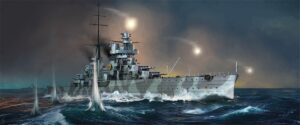 Trumpeter PKTM05348 Italian Heavy Cruiser Fiume - 1:350 Scale
