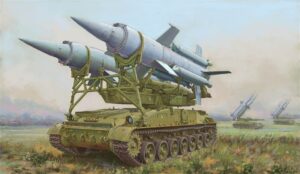 Trumpeter PKTM07178 Soviet 2K11A TEL w/9M8M Missile "Krug-A" (SA-4 Ganef) - 1:72 Scale