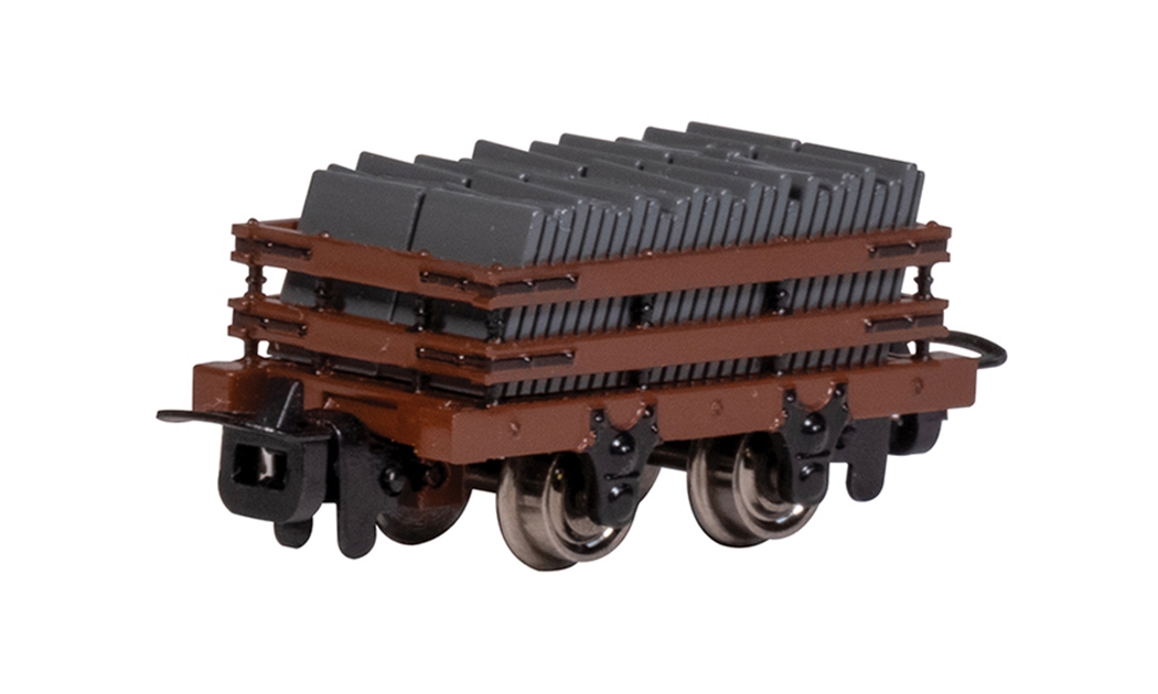 NG Thomas 77316 Slate Wagon with Load - Brown - OO9 Gauge