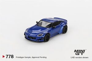 MiniGT MGT00778-R Nissan Z Pandem Seiran Blue (RHD) - 1:64 Scale