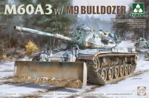 Takom PKTAK02137 M60A3 w/ M9 Bulldozer attachment - 1:35 Scale
