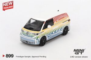 MiniGT MGT00899-R Volkswagen ID.Buzz Prototype Rainbow (RHD) - 1:64 Scale
