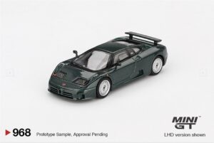 MiniGT MGT00968-L Bugatti EB110 GT Verde Scuro (LHD) - 1:64 Scale