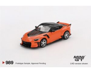 MiniGT MGT00989-R Nissan Z VeilSide FFZ400 Orange (RHD) - 1:64 Scale