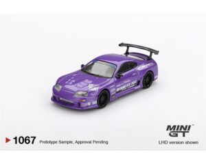 MiniGT MGT01067-R Toyota Supra (A80) Top Secret GT-300 Top Secret Purple (RHD) - 1:64 Scale