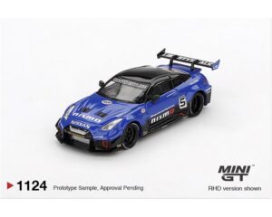 MiniGT MGT01124-R LB-Silhouette WORKS GT NISSAN 35GT-RR Ver.2 Blue (RHD) - 1:64 Scale