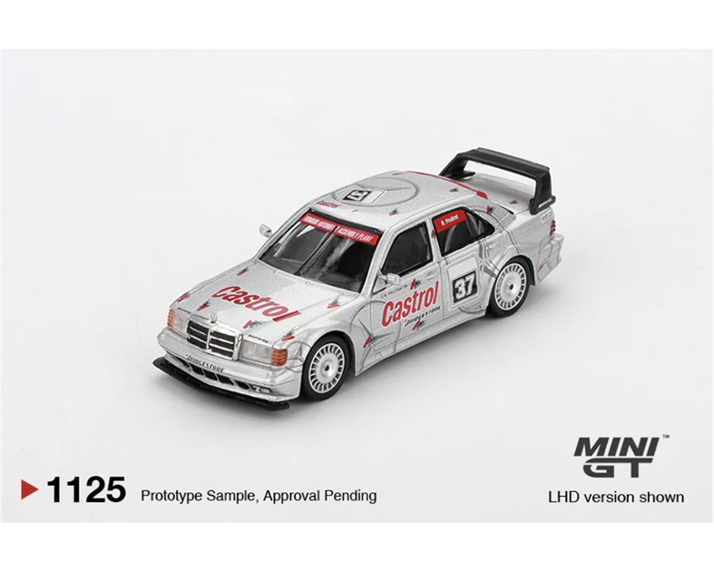 MiniGT MGT01125-L Mercedes-Benz 190E 2.5-16 Evolution ii No.37 1995 SE Asia Touring Car - 1:64 Scale