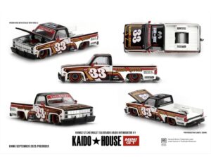 MiniGT MGTKHMG212 Chevrolet Silverado Kaido Intimidator V1 - 1:64 Scale