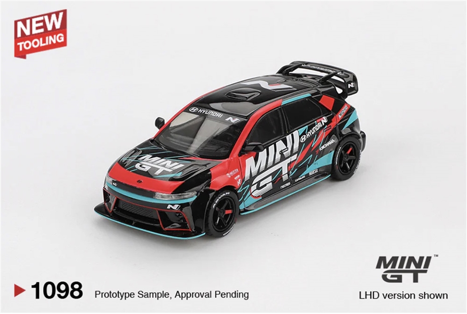 MiniGT MGT01098-L Hyundai Ioniq 5N Mini GT RS-01T 2025 Tokyo Auto Salon (LHD) - 1:64 Scale