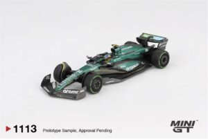 MiniGT MGT01113-L Aston Martin AMR24 No.14 Fernando Alonso 2024 F1 2024 Canadian GP - 1:64 Scale