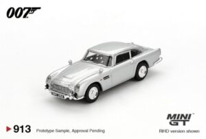 MiniGT MGT00913-007E James Bond - Skyfall - Aston Martin DB5 (RHD) - 1:64 Scale