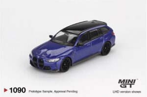 MiniGT MGT01090-R BMW M3 Competition Touring Portimao Blue Metallic (RHD) - 1:64 Scale