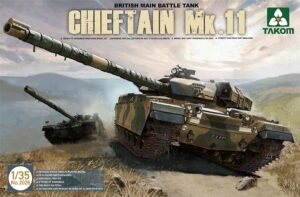 Takom PKTAK02026 British Army Chieftain Mk 11 Main Battle Tank - 1:35 Scale