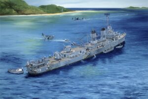 Trumpeter PKTM03722 US Navy USS Stevens DD-479 Fletcher Class Destroyer - 1:200 Scale