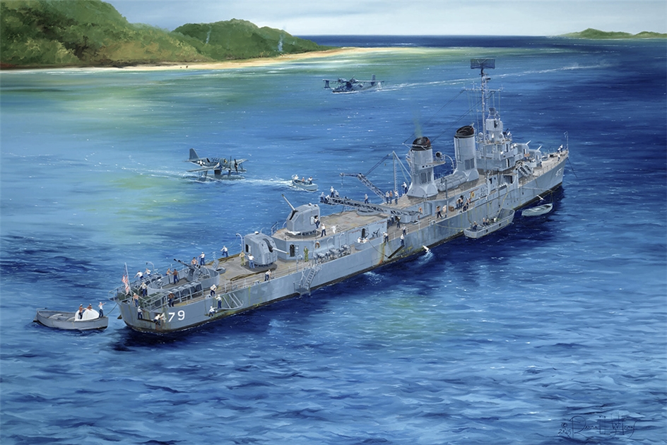 Trumpeter PKTM03722 US Navy USS Stevens DD-479 Fletcher Class Destroyer - 1:200 Scale