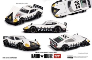 MiniGT MGTKHMG208 Nissan Fairlady Z Kaido GT Police - 1:64 Scale