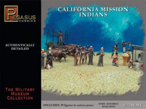 Pegasus PKPG7051 California Mission Indian Figures (Qty 39) - 1:72 Scale