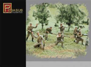 Pegasus PKPG7268 WWII Russian Infantry Summer Figures (Qty 40) - 1:72 Scale