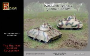 Pegasus PKPG7606 German Jaguarundi Experimental Tanks (Qty 2) - 1:72 Scale