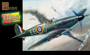 Pegasus PKPG8410 British Royal Air Force Spitfire Mk I Fighter Aircraft (Snap Kit) - 1:48 Scale