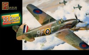 Pegasus PKPG8411 British Royal Air Force Hawker Hurricane Fighter Aircraft (Snap Kit) - 1:48 Scale