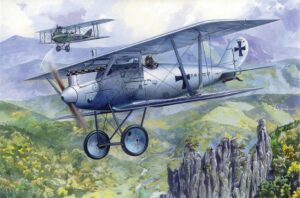 Roden PKROD003 German Air Force Pflaz D.III WWI 1917 Fighter Aircraft - 1:72 Scale