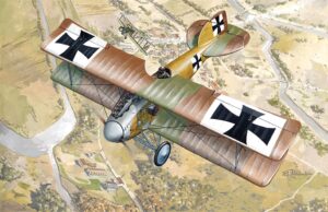 Roden PKROD006 German Air Force Albatros D.II WWI Fighter Aircraft - 1:72 Scale