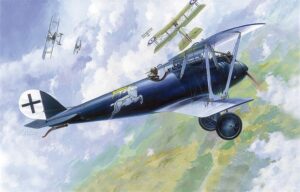 Roden PKROD015 German Air Force Pflaz D.IIIa WWI 1918 Fighter Aircraft - 1:72 Scale