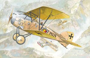 Roden PKROD026 German Air Force Albatros D.III Oeffag s.253 WWI Fighter Aircraft - 1:72 Scale