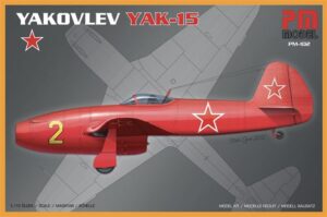 PM PKPM102 Soviet Air Force Yakovlev YAK-15 Fighter Aircraft - 1:72 Scale