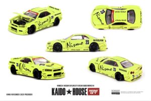 MiniGT MGTKHMG241 Nissan Skyline GT-R (R34) Kaido Works V4 - 1:64 Scale