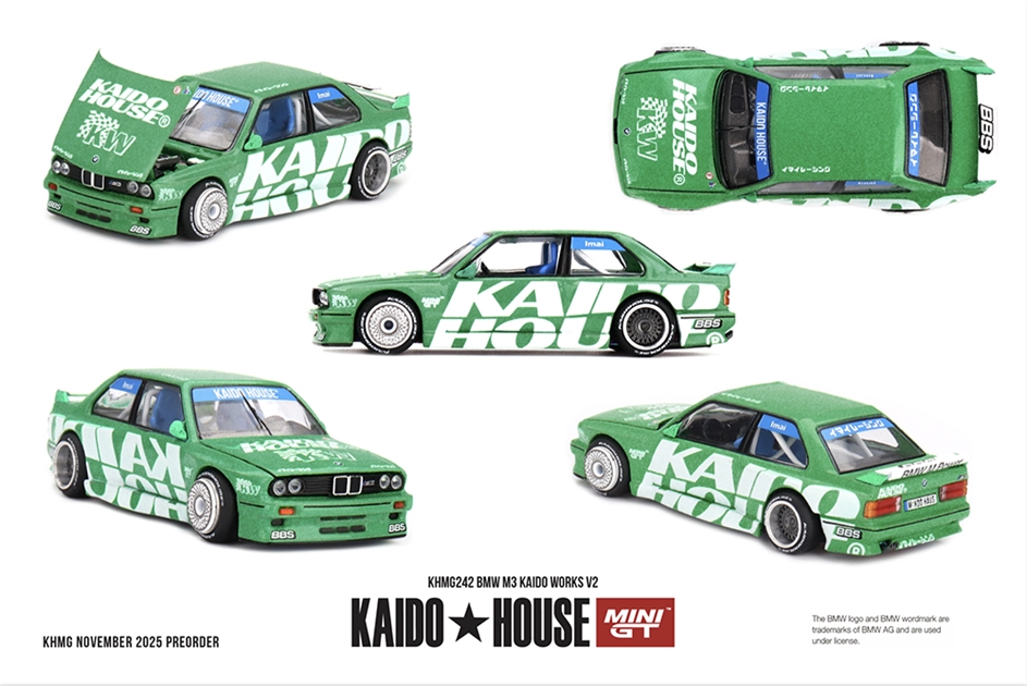 MiniGT MGTKHMG242 BMW M3 Kaido Works V2 - 1:64 Scale