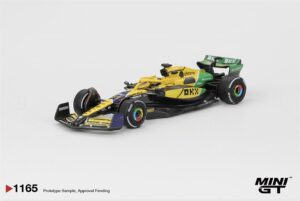 MiniGT MGT01165-L McLaren McL38 No.81 Oscar Piastri 2024 F1 2024 Monaco GP 2nd Place - 1:64 Scale