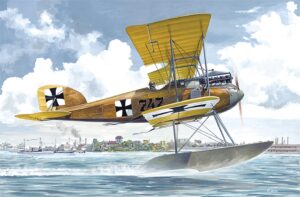 Roden PKROD028 German Air Force Albatros W4 Early WWI Fighter Aircraft - 1:72 Scale