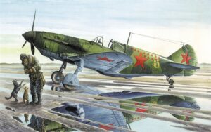 Roden PKROD038 Soviet Air Force LaGG-3 (35 series) WWII Fighter Aircraft - 1:72 Scale
