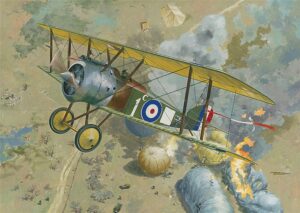 Roden PKROD040 British Royal Air Force Sopwith F.1 Camel WWI Fighter Aircraft - 1:72 Scale