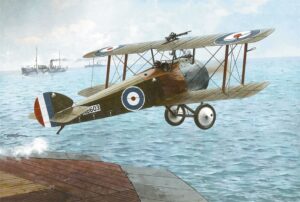 Roden PKROD044 British Royal Air Force Sopwith 2F.1 Camel WWI Fighter Aircraft - 1:72 Scale