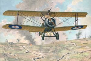 Roden PKROD052 British Royal Air Force Sopwith T.F.1 Camel WWI Fighter Aircraft - 1:72 Scale